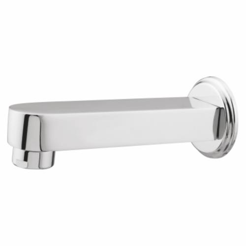 Wall Spout-Plain With Wall Flange Chrome